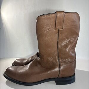 Justin's Roper Boots Size 10D 3714 Brown